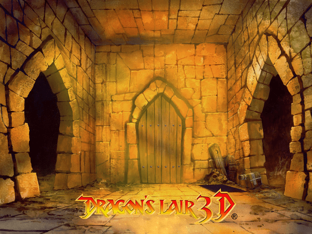 Dragon's Lair 3D: Return to the Lair title screen for Xbox